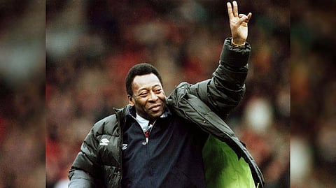 The legendary Brazilian soccer star Pele