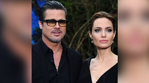 Brad Pitt with Angelina Jolie