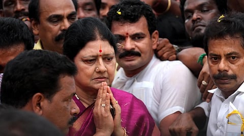 Former AIADMK interim general secretary Sasikala