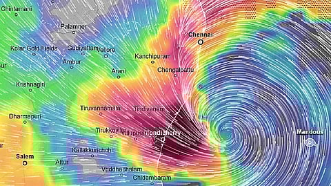 A depression formed over the Bay of Bengal about 500 km off the east-southeast of Karaikal