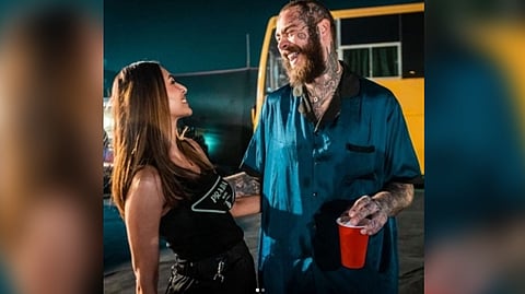 Malaika Arora with Post Malone