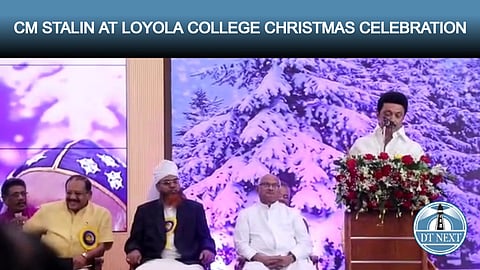 MK Stalin speech during Christmas celebrations at Loyola college