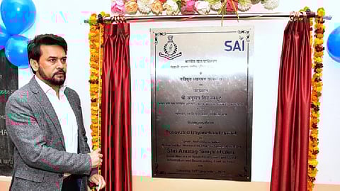 Sports Minister Anurag Singh Thakur  inaugurated a new 300 bedded hostel.