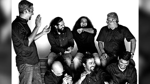 Guitar, drums, and classical music, a match made in agam