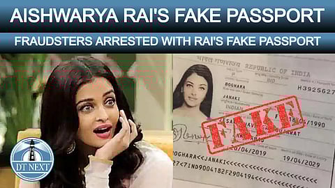 Aishwarya Rai's fake passport