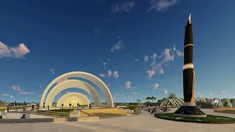 Representative image of the proposed  'pen' monument.