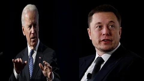 Joe Biden ; Elon Musk
