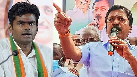 Annamalai; CV Shanmugam