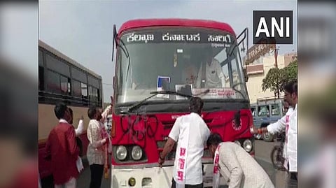 Border row between Karnataka and Maharashtra affected inter-state bus service