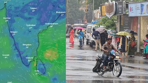 low-pressure area formed over Bay of Bengal; Visual from Chennai