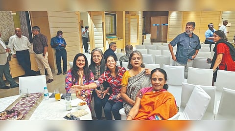 Lady golfers at the Open House event