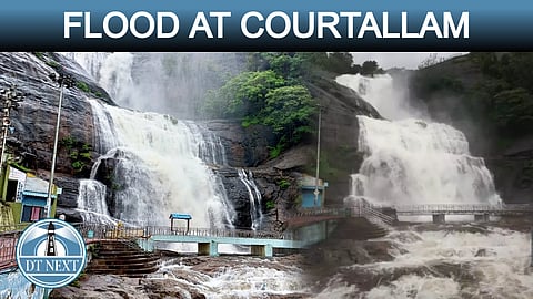 Courtallam flooded