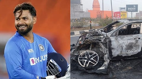 Rishabh Pant; Visual from the spot
