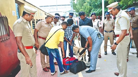 Vigil was mounted on the Pamban bridge.