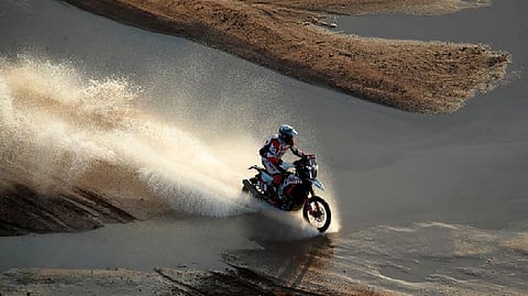 Sebastian Buhler at the Dakar 2023