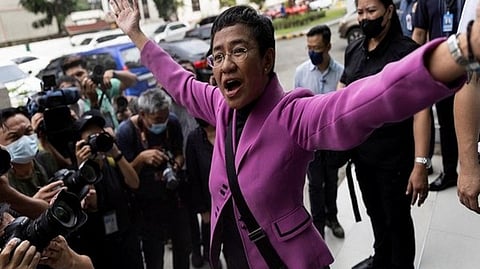 Rappler CEO and Nobel Laureate Maria Ressa.