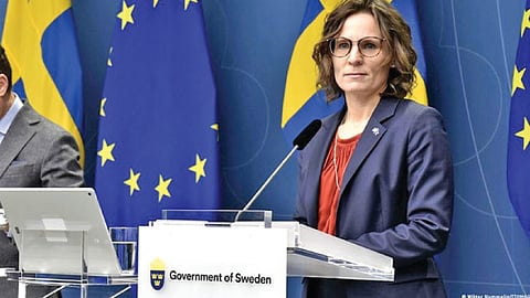 EU Affairs Minister Jessika Roswall