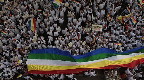 Jain community of Chennai held a rally against conversion of Jain temple