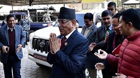 Nepal's Prime Minister Pushpa Kamal Dahal