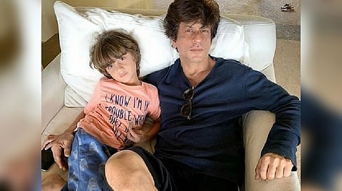 Shah Rukh Khan with son AbRam