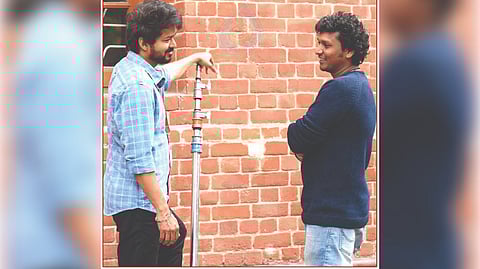 Actor Vijay and  Lokesh Kanagaraj