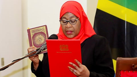 Tanzania's President Samia Suluhu Hassan