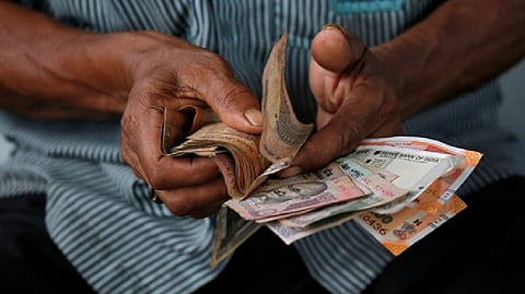 The rupee settled at 82.35 against the US dollar yesterday.