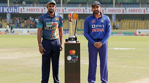Team India and Team Sri Lanka