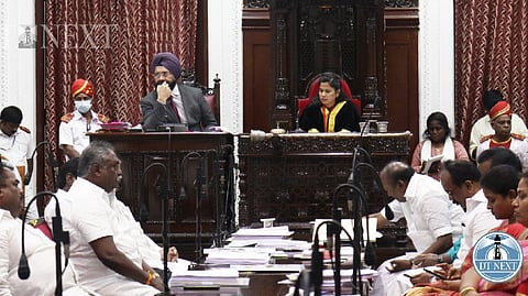 Mayor R Priya announced that Tamil Thai vazhthu will be played during the council meeting