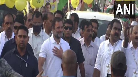 Congress leader Rahul Gandhi in 'Bharat Jodo Yatra'