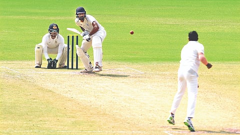 Vijay Shankar extended his
purple pitch with a half-century.