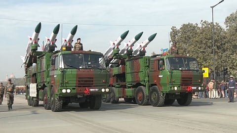 Visuals from the rehearsal ahead of Republic Day