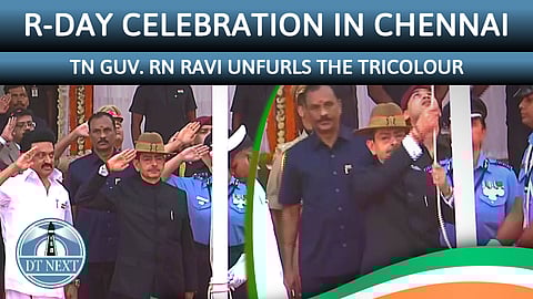 TN Guv. RN Ravi unfurls the Tricolour