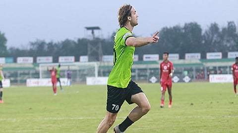 A visual from the match