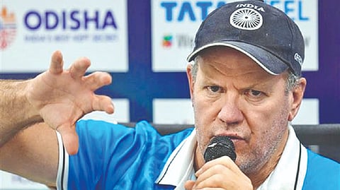 India men?s team head coach Graham Reid