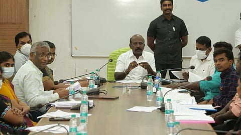 Ma Subramanian in the meeting