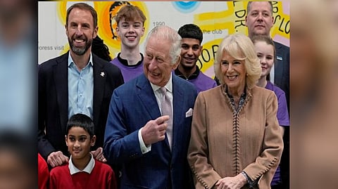 Britain's King Charles III, Camilla, the Queen Consort.