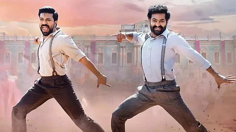 A still from 'Naatu Naatu' song