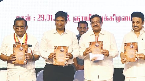 Stalin said that he was happy to inaugurate the conference organised by Dr Mohan Kameshwaran, a renowned ENT specialist entirely in Tamil.