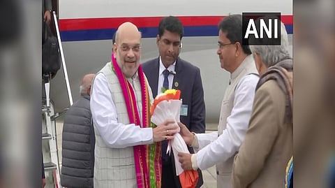 Union Home Minister Amit Shah, Tripura CM Manik Saha