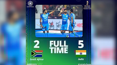 Indian team had something to cheer about with this win