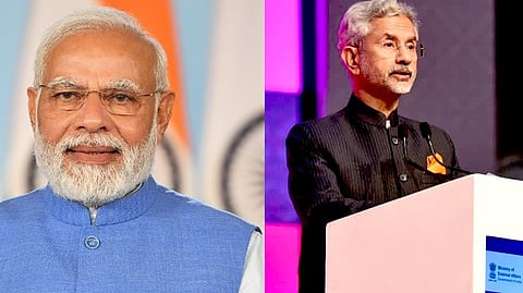 Prime Minister Narendra Modi and External Affairs Minister Dr. S Jaishankar