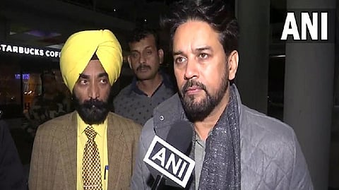 Union Sports Minister Anurag Thakur