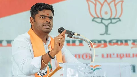 Tamil Nadu BJP president K Annamalai