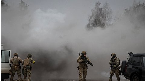 Russia used Belarus as a springboard to invade Ukraine in February 2022, and since October has deployed troops in Belarus for joint military drills.
