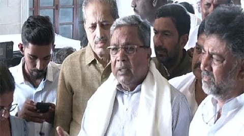 Leader of opposition Siddaramaiah