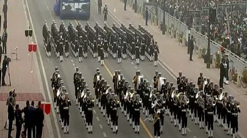 Republic Day parade at Kartavya Path