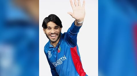Afghanistan's bowler Qais Ahmad