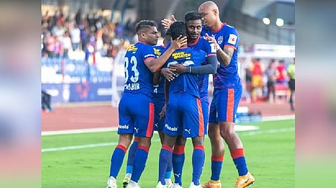 A visual from the match