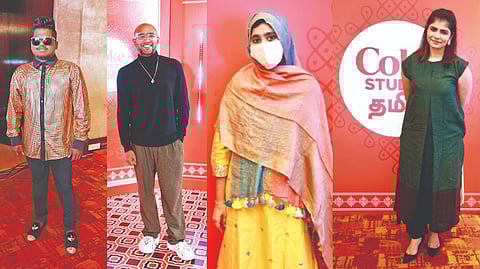 (From L to R) Arivu, Benny Dayal, Khatija Rahman and Chinmayi Sripaada